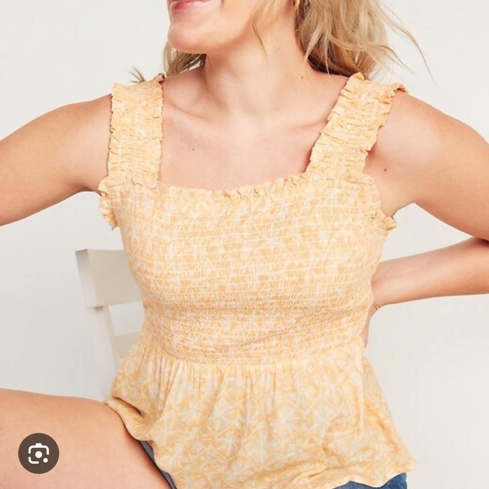 Smocked bodice Blouse